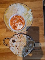 Butter Chicken Mit Knoblauch Naan